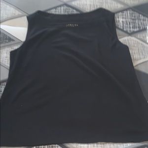 Cb established 1962 black sleeveless blouse SZ. L